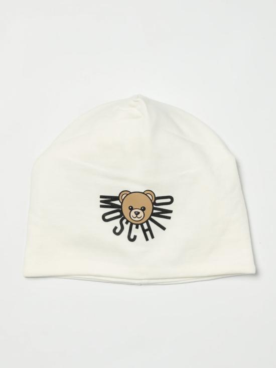 25FW [키즈] 모스키노 모자 HMX02MLDA17 10063 White