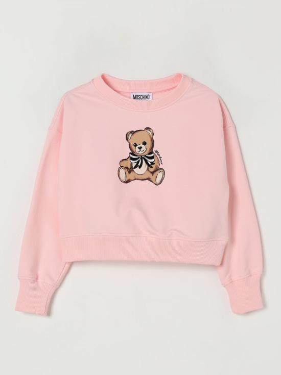 25FW [키즈] 모스키노 풀오버 HDF06GLDA16 50209 Pink