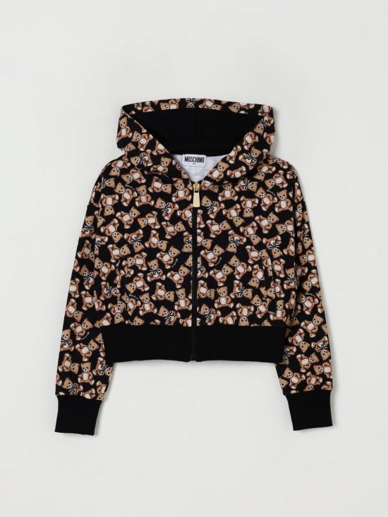 25FW [키즈] 모스키노 풀오버 HDF06FLDB6C 84923 Black