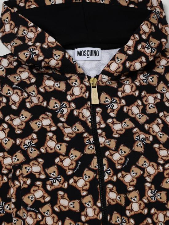 25FW [키즈] 모스키노 풀오버 HDF06FLDB6C 84923 Black - MOSCHINO