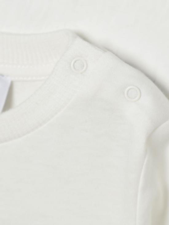 25FW [키즈] 모스키노 티셔츠 MZO00RLAA10 10063 White - MOSCHINO