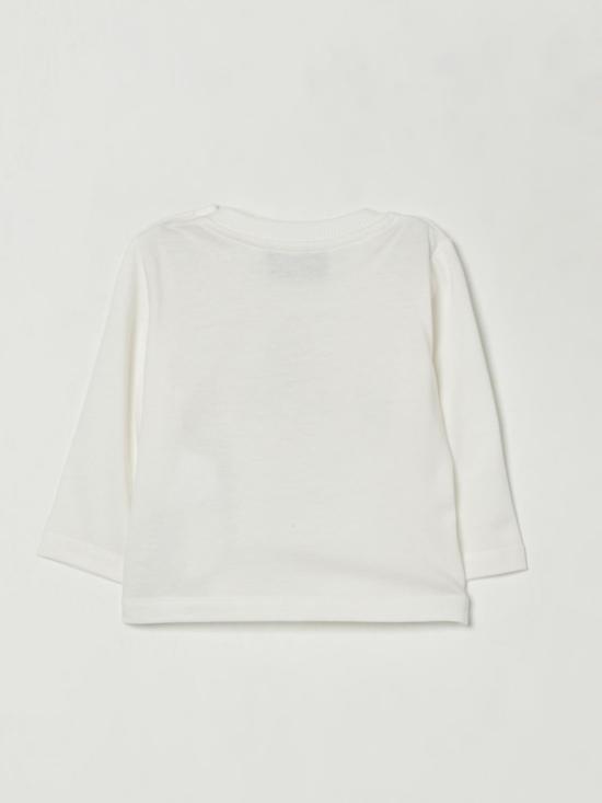 25FW [키즈] 모스키노 티셔츠 MZO00RLAA10 10063 White - MOSCHINO