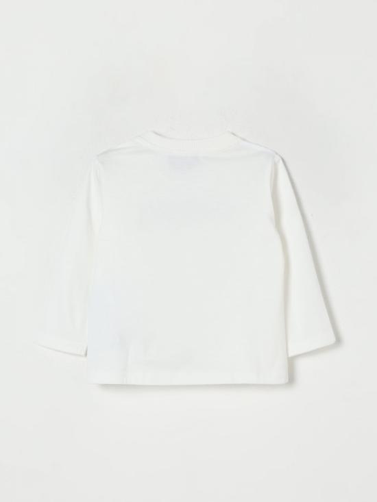 25FW [키즈] 모스키노 티셔츠 M8O00RLAA36 10063 White - MOSCHINO