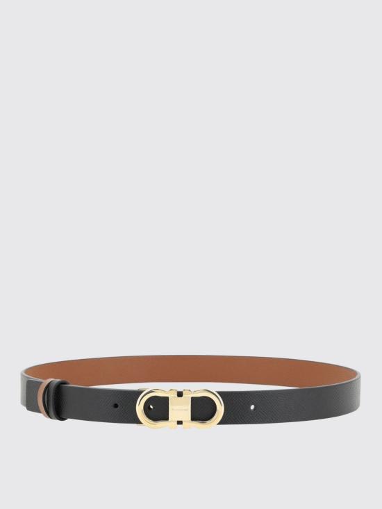 26SS 살바토레 페라가모 레귤러 벨트 780407 009 Black - SALVATORE FERRAGAMO