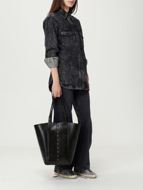 25FW 골든구스 블라우스 GWP02351P00208090497 Black - GOLDEN GOOSE