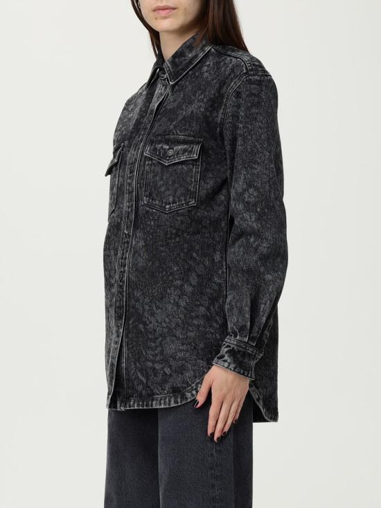 25FW 골든구스 블라우스 GWP02351P00208090497 Black - GOLDEN GOOSE