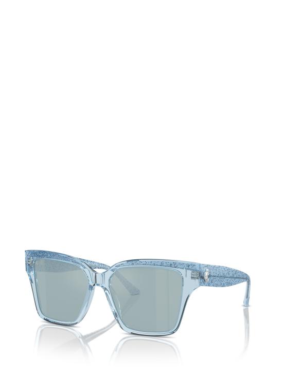 26FW 지미추 선글라스 JC5003 50387C TRANSPARENT AZURE GLITTER - JIMMY CHOO
