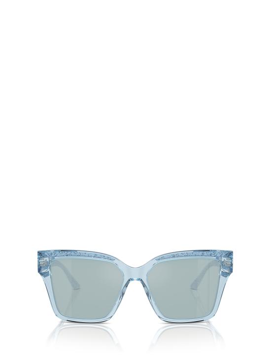 26FW 지미추 선글라스 JC5003 50387C TRANSPARENT AZURE GLITTER
