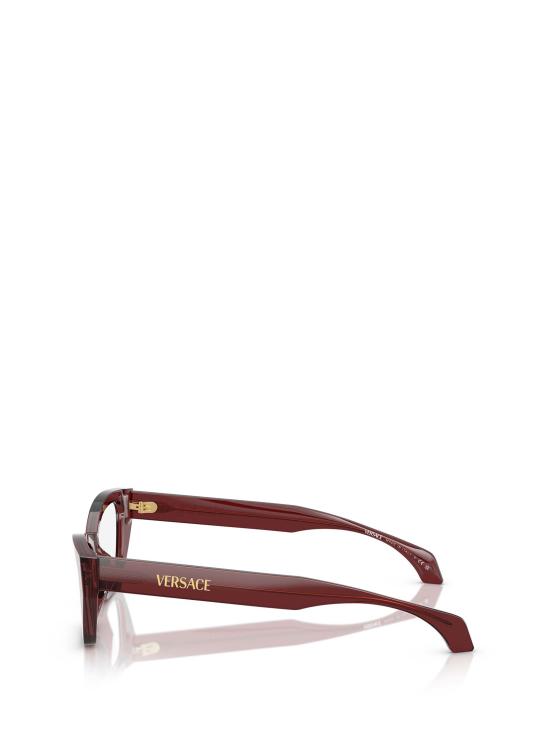 25FW 베르사체 안경 VE3373U 5512 TRANSPARENT BORDEAUX - VERSACE