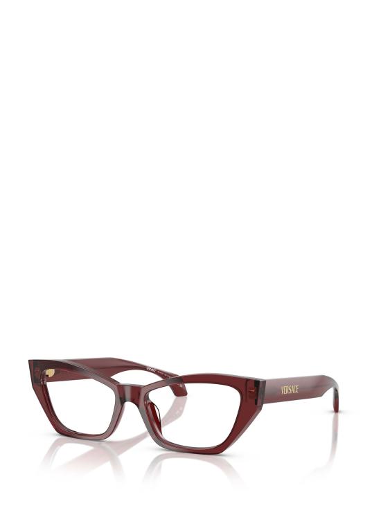 25FW 베르사체 안경 VE3373U 5512 TRANSPARENT BORDEAUX - VERSACE