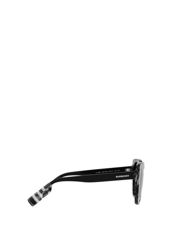 26FW 버버리 선글라스 BE4393 40518G BLACK CHECK WHITE - BURBERRY