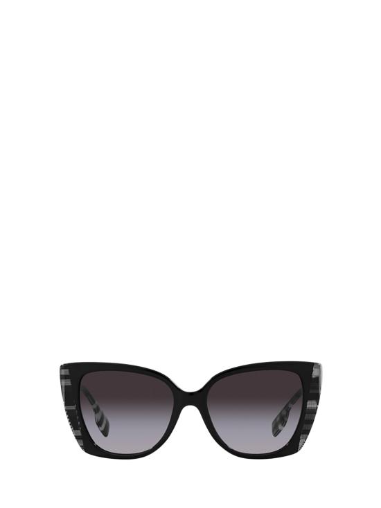 26FW 버버리 선글라스 BE4393 40518G BLACK CHECK WHITE