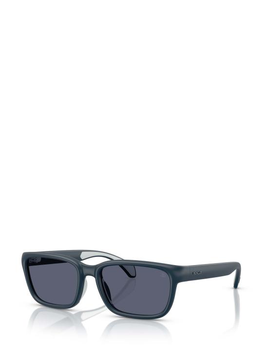 26FW 몽클레어 SLICKA 슬리카 직사각 프레임 선글라스 ME8002 50082V MATTE BLUE - MONCLER