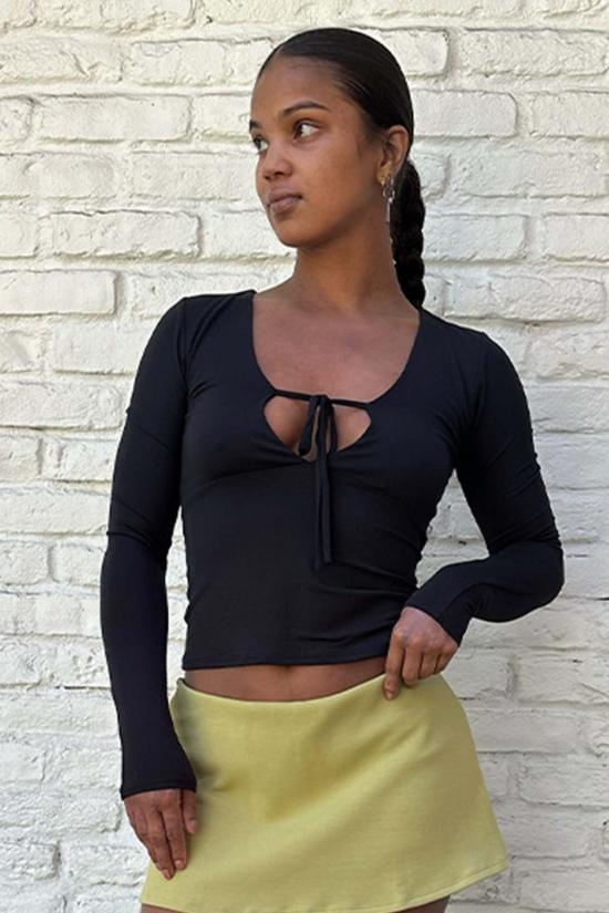  길 블라우스 젤 잭슨 탑 블랙