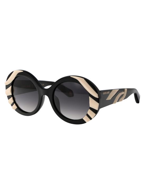 25FW 로베르토 카발리 선글라스 SRC010V 700Y black - ROBERTO CAVALLI