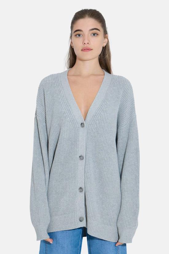  더 타일 클럽 가디건 타일 클럽 코쿤 코튼 카디건