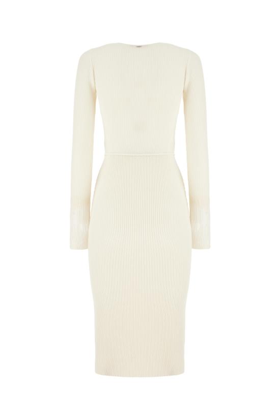 25FW 제니 미디 원피스 F809CMX41 021 CLOUD - GENNY