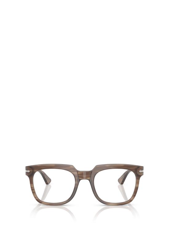 26FW 페르솔 안경 PO3325V 1208 STRIPED BROWN
