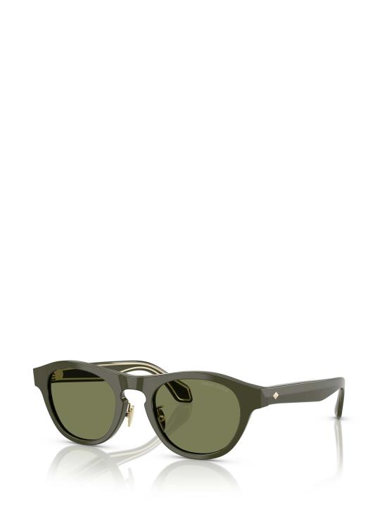 26FW 조르지오 아르마니 선글라스 AR8225 61932A SOLID DARK GREEN - GIORGIO ARMANI