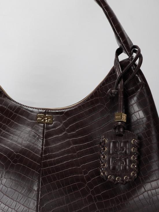 25FW 가니 숄더백 A6801 890 Chocolate Fondant - GANNI