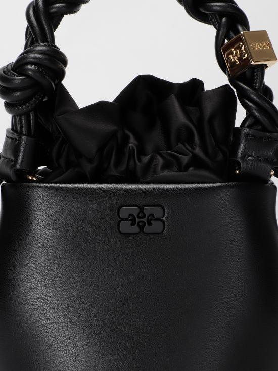 25FW 가니 보우 버킷백 A6800 099 Black - GANNI