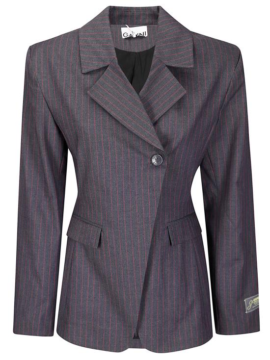 25FW 가니 수트 자켓 W0578 252 PHANTOM