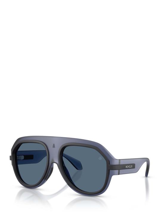 26FW 몽클레어 FYNDER 파인더 선글라스 ME8012U 502480 MATTE TRANSPARENT BLUE - MONCLER