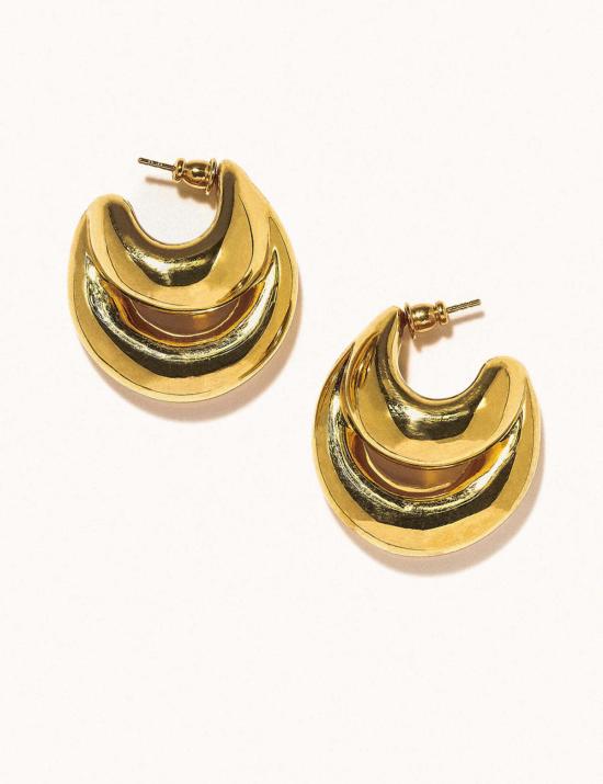  판코네시 이어링 더블 블로우업 귀걸이 - PANCONESI