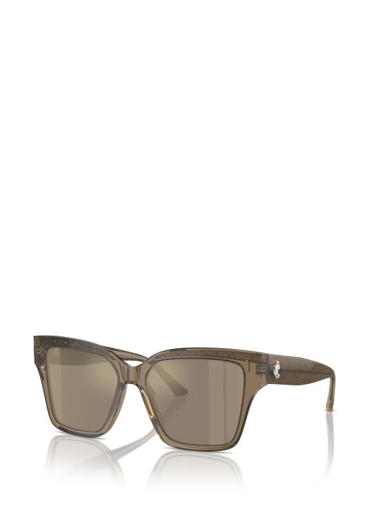 26FW 지미추 선글라스 JC5003 50405A TRANSPARENT BROWN GLITTER - JIMMY CHOO