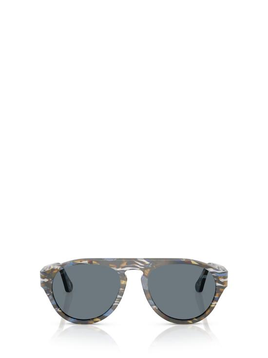 26FW 페르솔 선글라스 PO3370S 1222R5 FROST GREY NAUTICAL BLUE