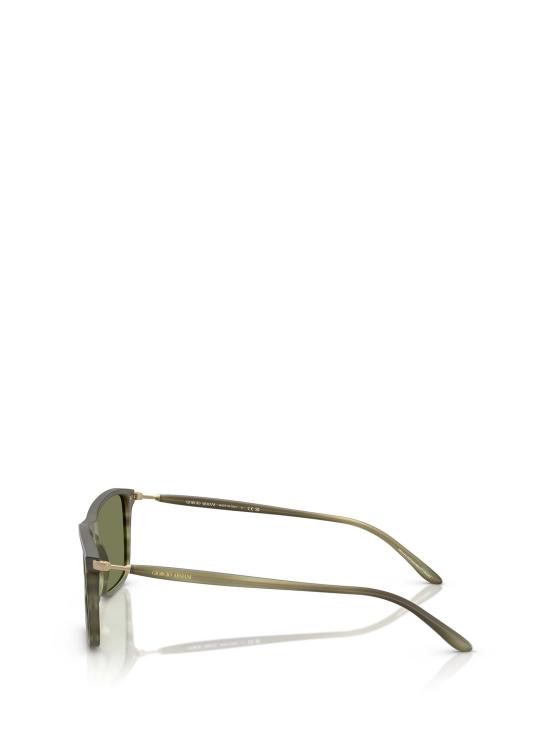 26FW 조르지오 아르마니 선글라스 AR8218 61682A MATTE STRIPED GREEN - GIORGIO ARMANI