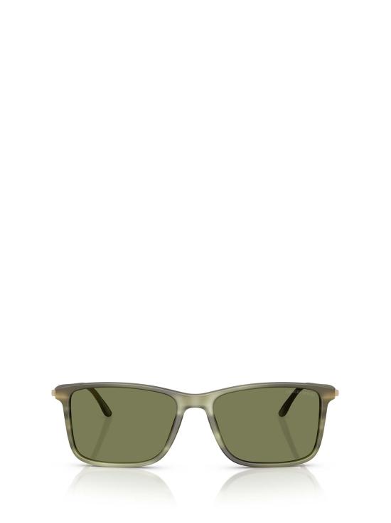 26FW 조르지오 아르마니 선글라스 AR8218 61682A MATTE STRIPED GREEN