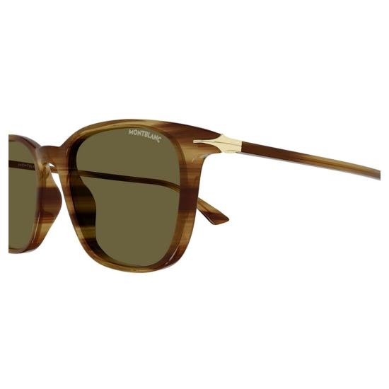  몽블랑 선글라스 MB0338S 004 Brown - MONTBLANC