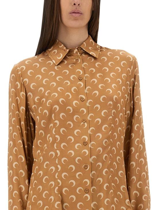 25SS 마린세르 블라우스 WSI023B CWOV0059BG70 Beige - MARINE SERRE