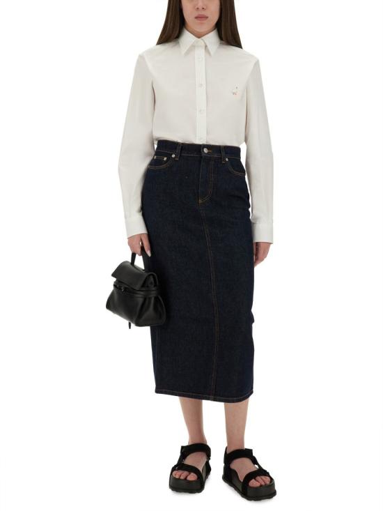 25FW 모스키노 셔츠 02315531 1001 WHITE - MOSCHINO