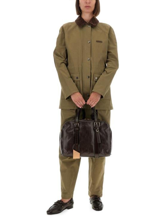 25FW 모스키노 스트레이트 팬츠 03035518 0426 GREEN - MOSCHINO