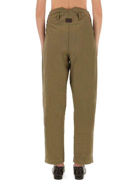 25FW 모스키노 스트레이트 팬츠 03035518 0426 GREEN - MOSCHINO