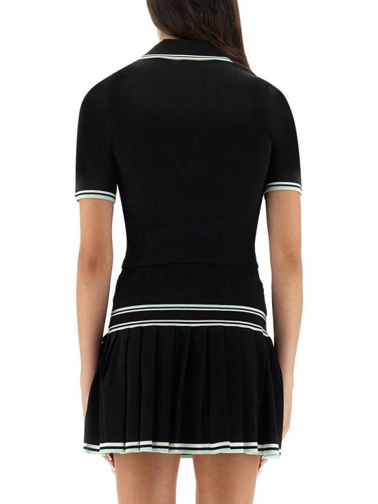 25FW 카사블랑카 반팔 티셔츠 WPF25 KW 1018 01BLACK Black - CASABLANCA