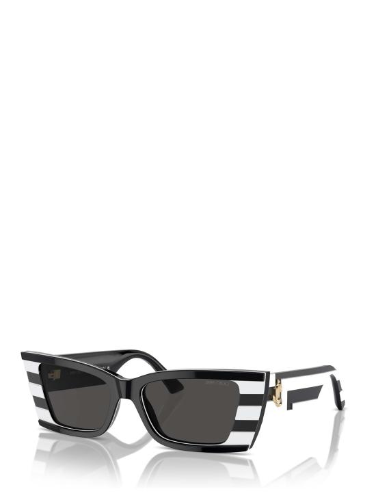 25FW 지미추 선글라스 JC5009 502987 BLACK AND WHITE - JIMMY CHOO