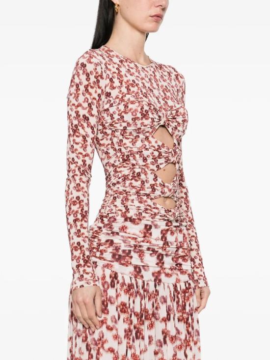 25FW 이자벨마랑 긴팔 티셔츠 HT0705FAC3K01I 80GT GARNET - ISABEL MARANT