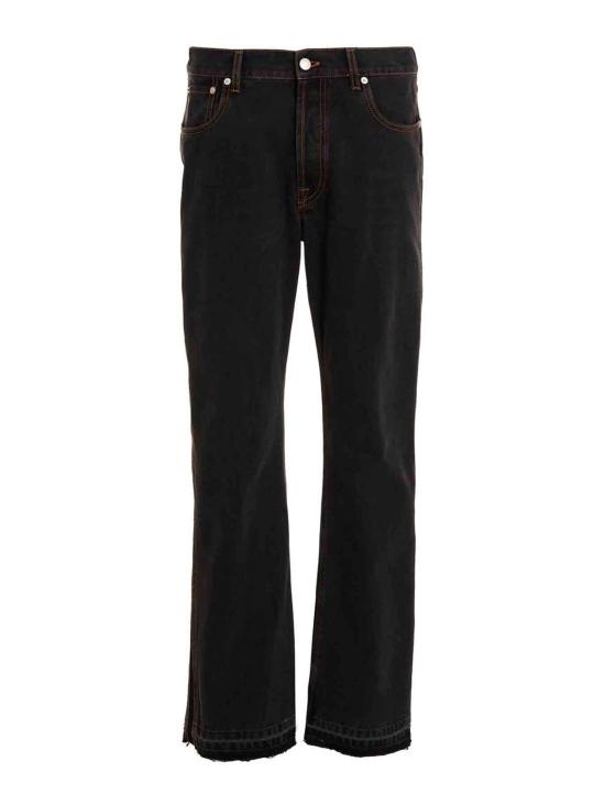  알렉산더 맥퀸 스트레이트 팬츠 677775QTY461001 Black