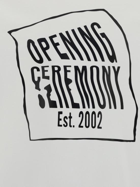  오프닝세레모니 긴팔 티셔츠 YMBA003S21FLE0010111 White - OPENING CEREMONY
