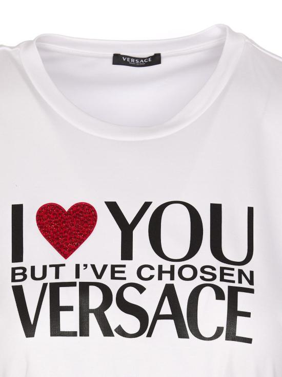  베르사체 반팔 티셔츠 10075321A053781W000 White - VERSACE
