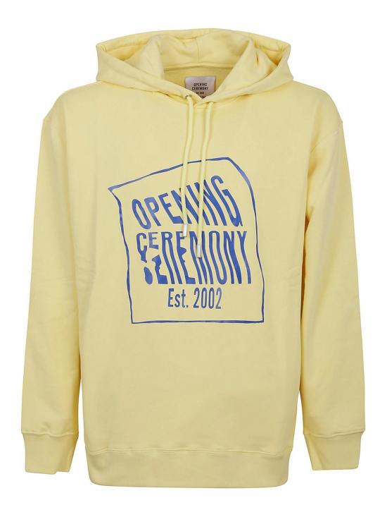  오프닝세레모니 후드 티셔츠 YMBB007S21FLE0021747 Yellow