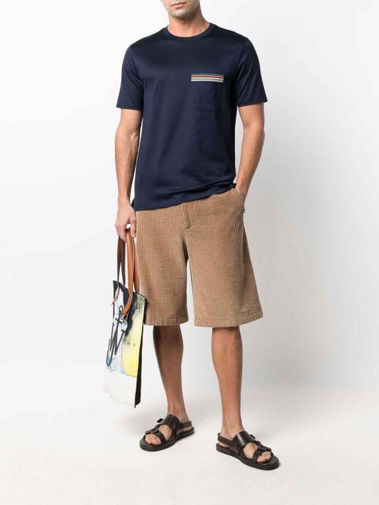  폴 스미스 반팔 티셔츠 M1R306UH0008849 Blue - PAUL SMITH