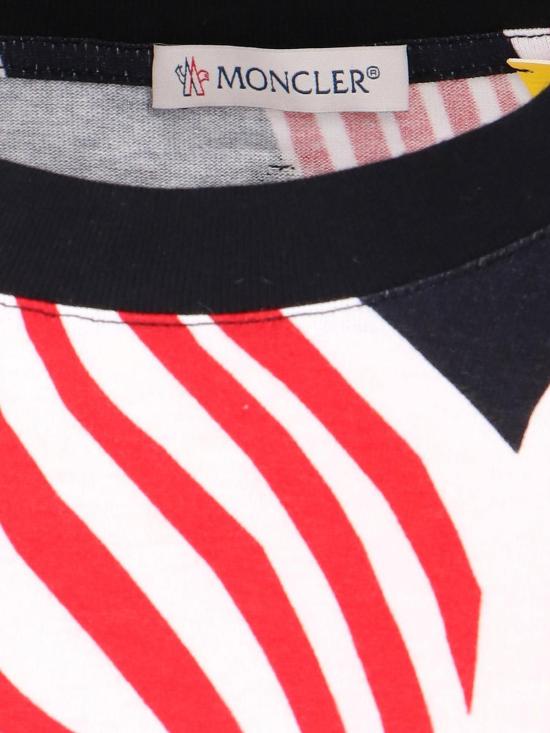  몽클레어 몽클레르 x JW 앤더슨 프린트 티셔츠 8C00003829JS999 Black - MONCLER