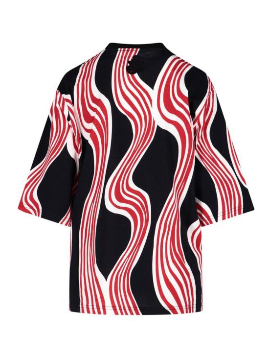  몽클레어 몽클레르 x JW 앤더슨 프린트 티셔츠 8C00003829JS999 Black - MONCLER