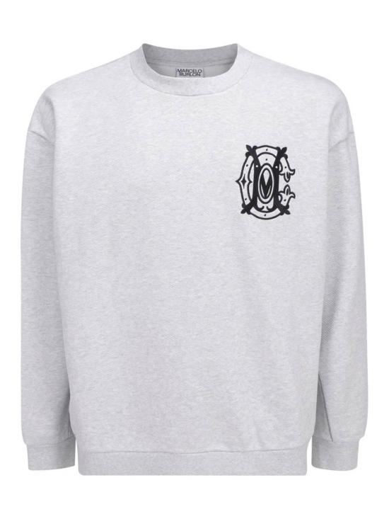 마르셀로 불론 긴팔 티셔츠 CMBA049R21FLE0020810 Light Grey