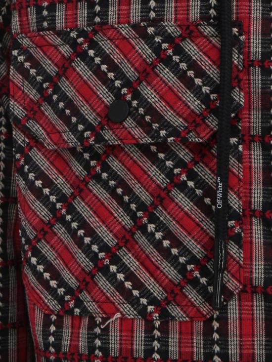  오프화이트 자켓 OMEA236F20FAB0012510 Red - OFF WHITE