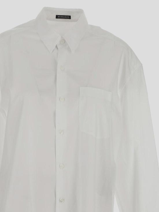  앤 드뮐미스터 셔츠 B0010222FA028001 White - ANN DEMEULEMEESTER